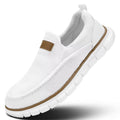 KEEZMZ Mens Walking Shoes Running Sneakers Mesh Lightweight Breathable for Runners Work Gym Tennis Shoes Casual Soft Sole White