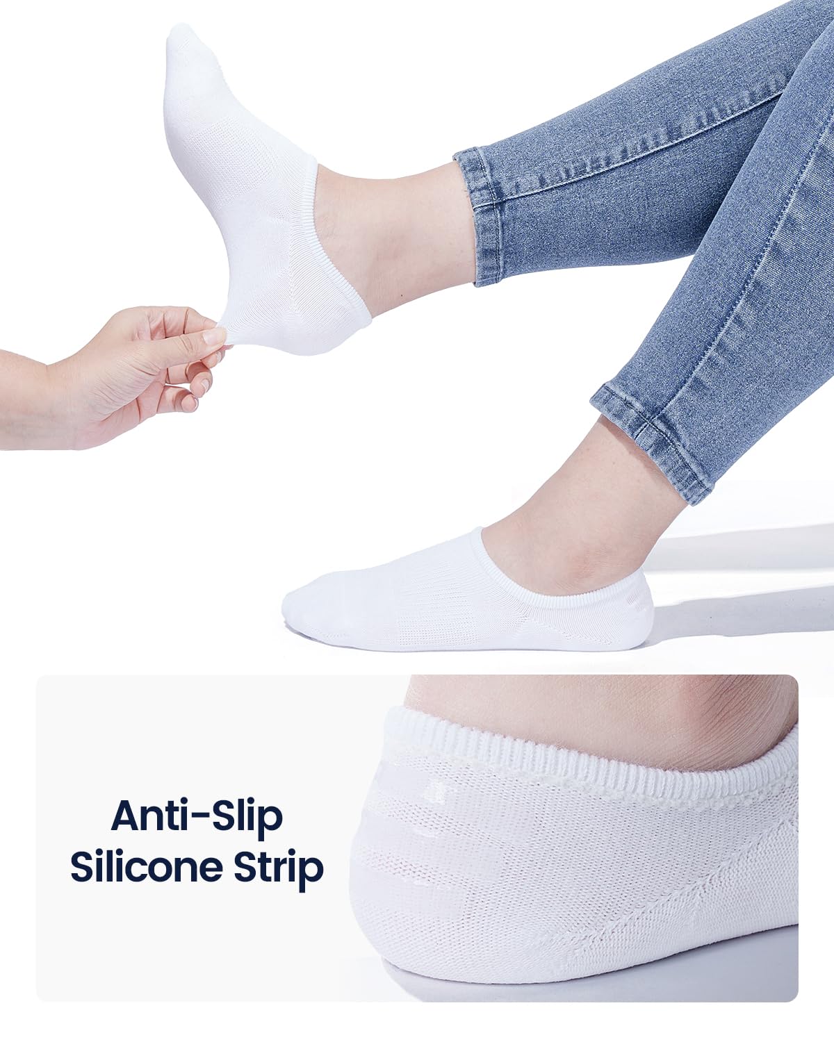 IDEGG Women and Men No Show Socks Low Cut Anti-slid Athletic Running Novelty Casual Invisible Liner Socks