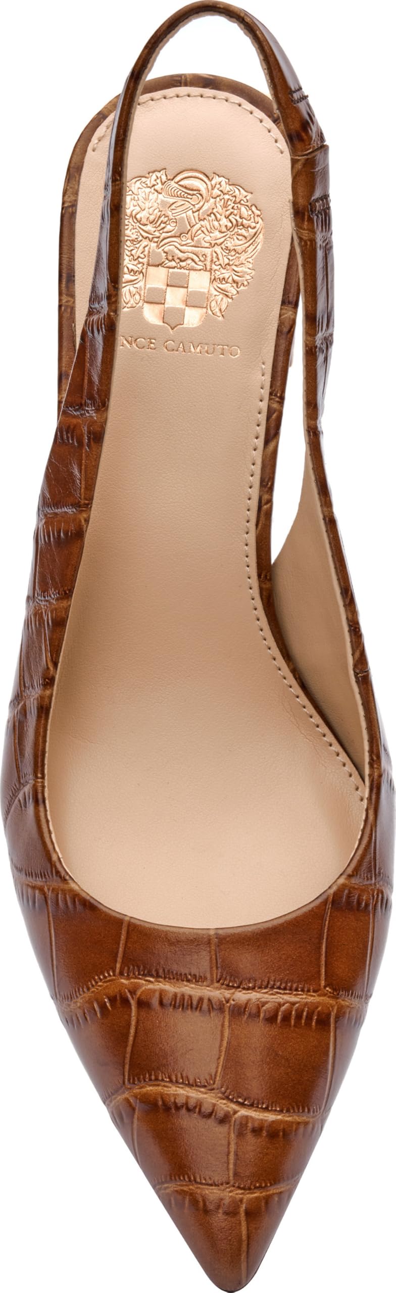 Vince Camuto womens Hamden Slingback Pump, Barn Brown, 7.5 US