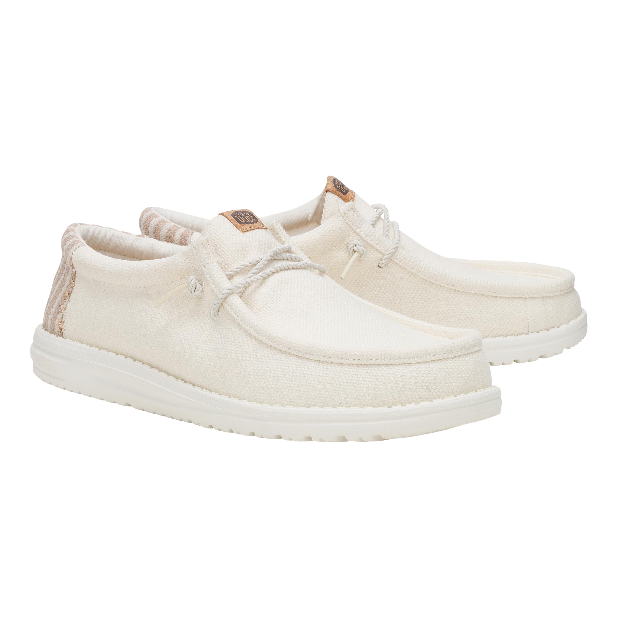HEYDUDE Wally Resort, Mens Shoes, Men's Slip-on Loafers, Comfortable & Light-Weight White/Multi