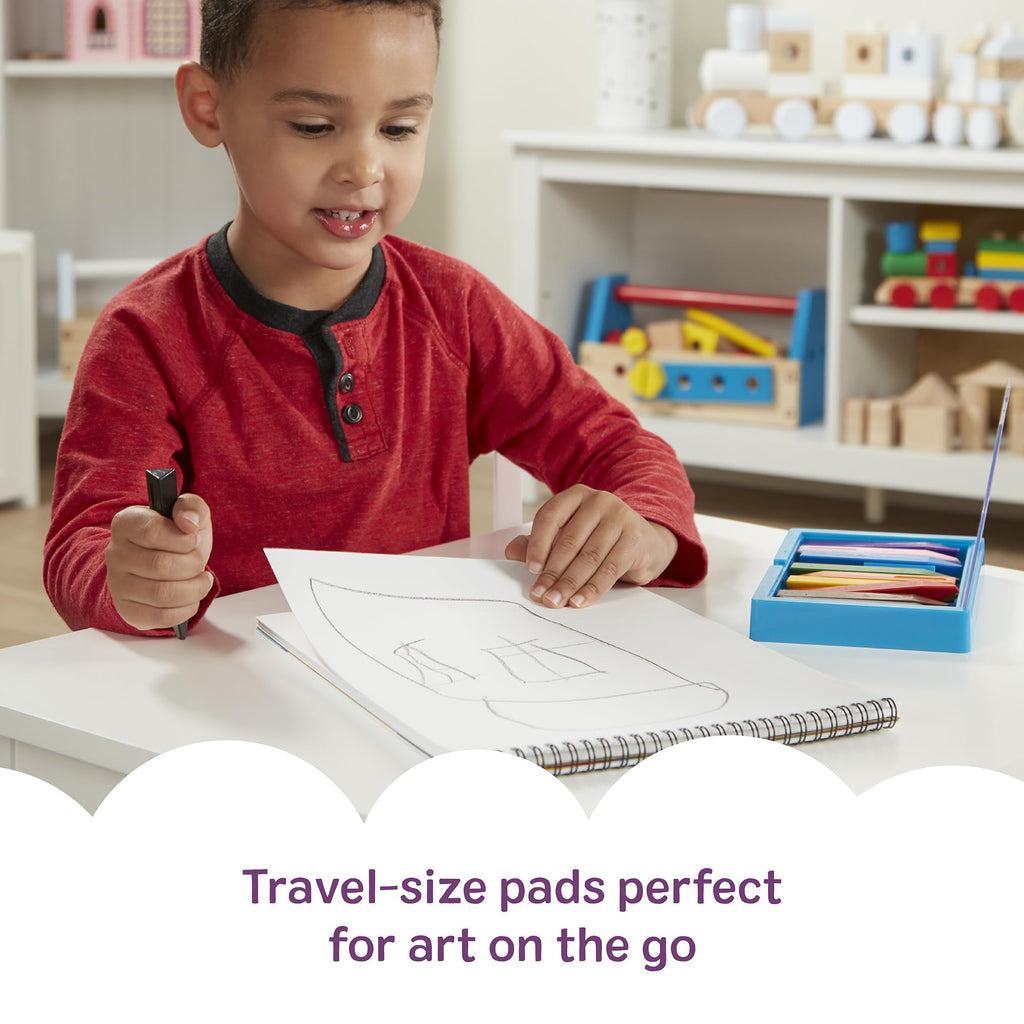 Melissa & Doug Drawing Paper, Sketch Pad, 2-Pack Bundle for Coloring, Writing or Painting (9 x 12 inches) - 50 Sheets Each, Kids Drawing Pad & Art Supplies for Kids Ages 3+ - FSC Certified