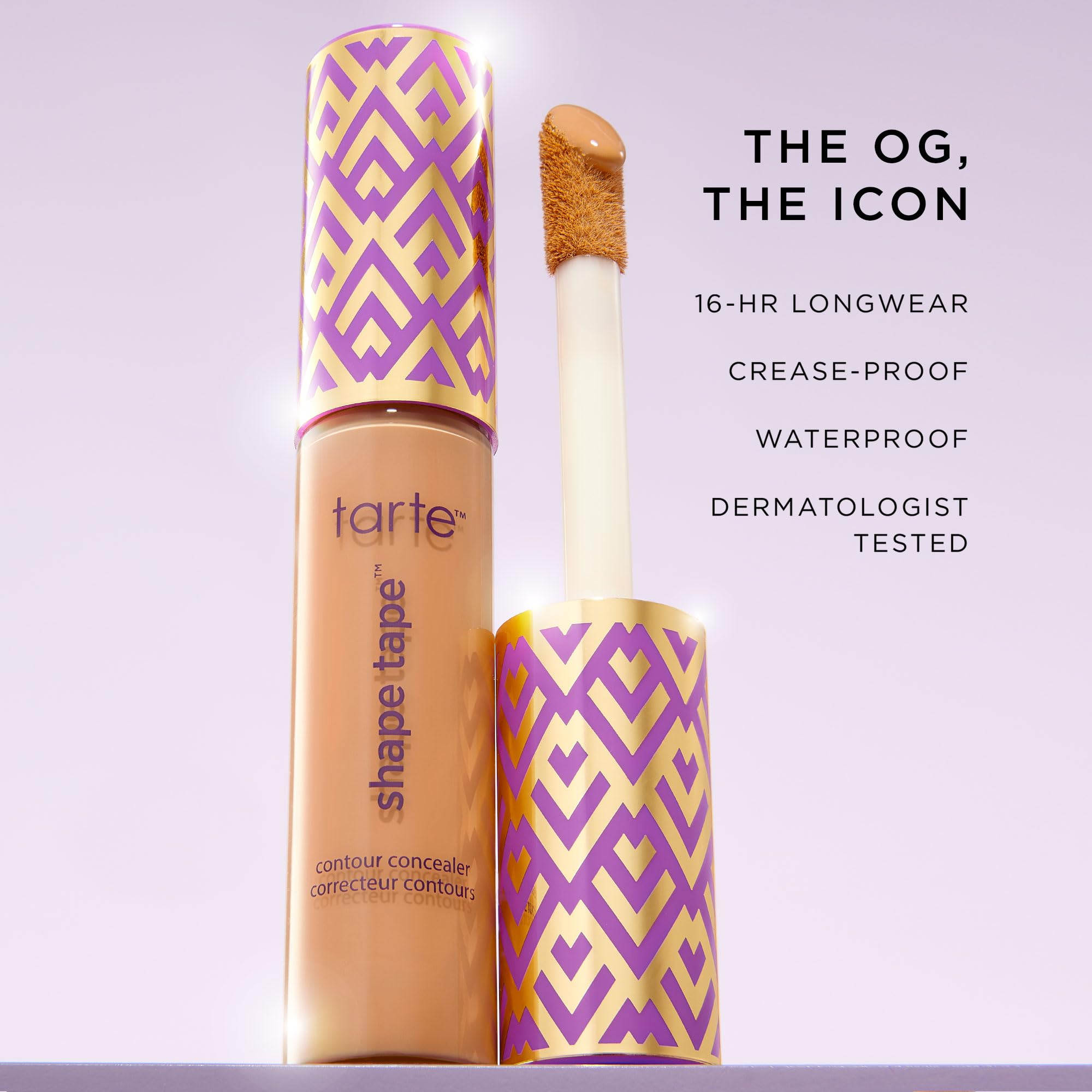 tarte shape tape concealer – Full Size-Coverage, Matte Finish for Under Eye, Dark Circles, Fine Lines, Redness & Discoloration, Longwear, Dermatologist-Tested, Vegan, Cruelty-Free