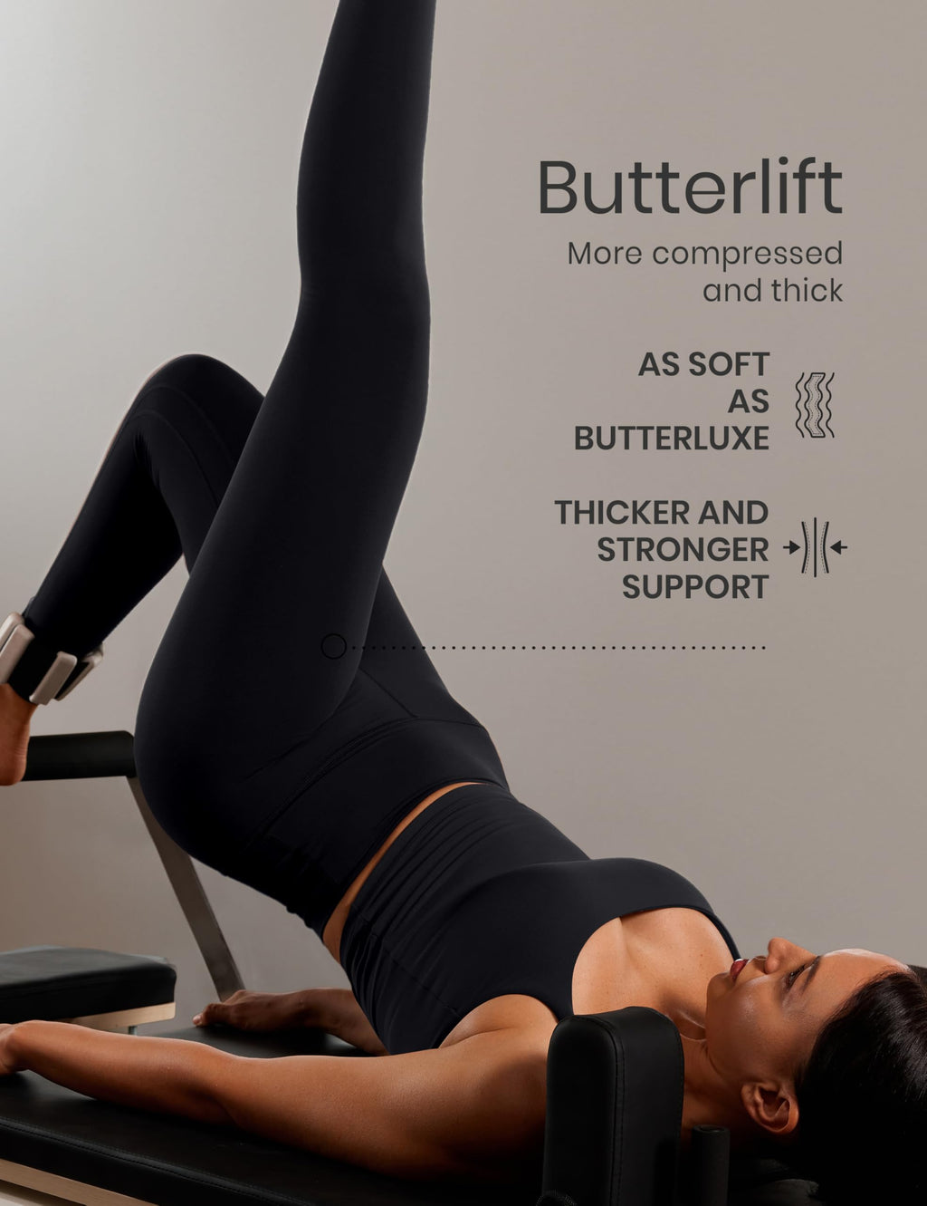 CRZ YOGA Butterlift Workout Leggings 25" - High Waisted Pilates Gym Athletic Womens Yoga Pants Buttery Soft Black Large