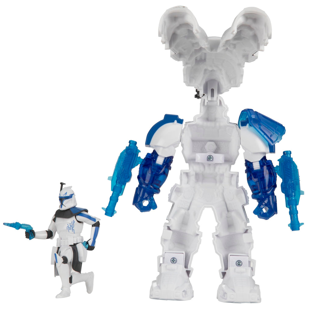 STAR WARS Epic World of Action Clone Captain Rex Mech Force Suit, 6.5-Inch Mech Suit & 4-Inch Action Figure, Toys for Boys & Girls Ages 4+ (Amazon Exclusive)
