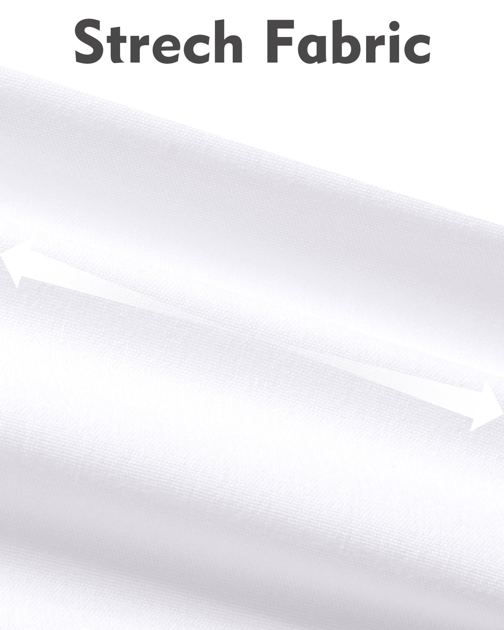Lusead White Short Sleeve Dress Shirt Men Stretch Stain Shield Button Down Shirts Solid Wrinkle Free Formal Tops Office L