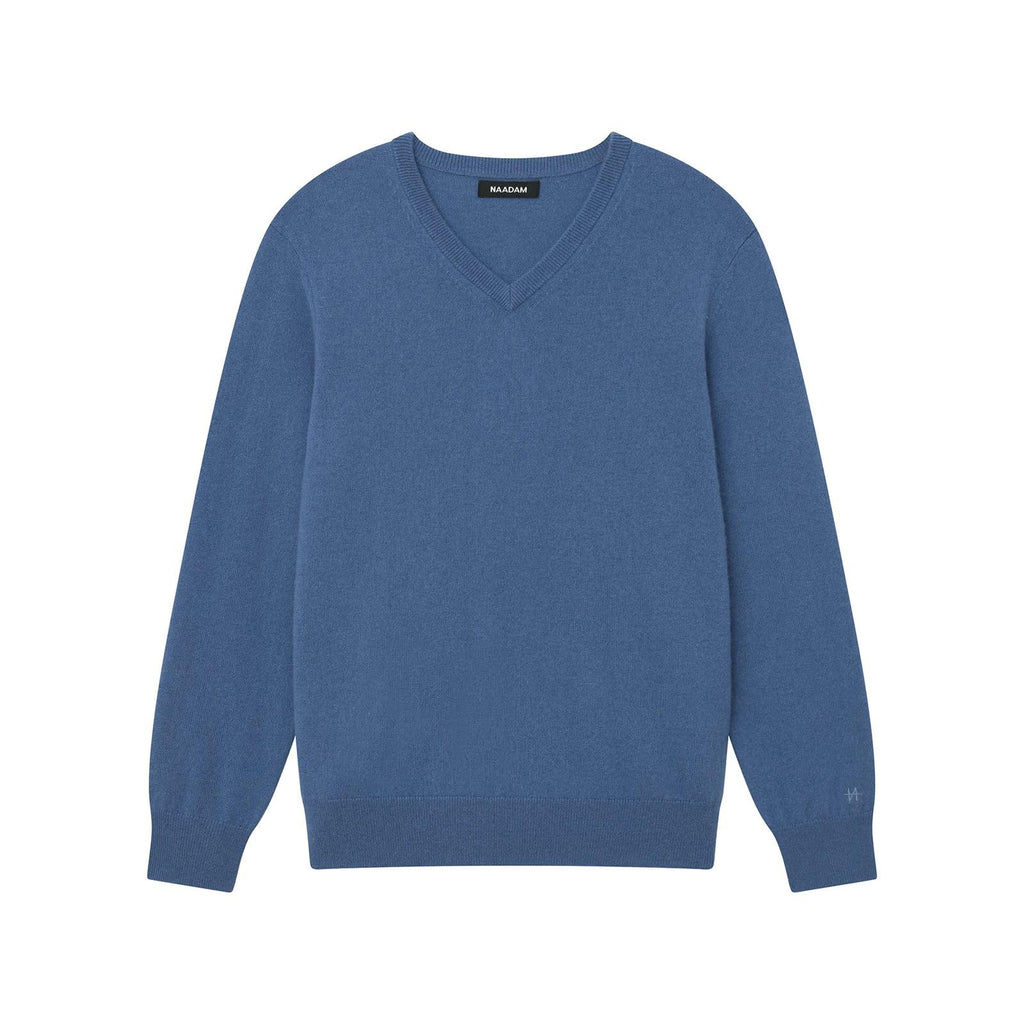 NAADAM Men's Original 100% Pure Cashmere V-Neck Pullover Sweater