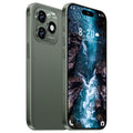 SZV 15 Ultra 16+1TB Unlocked Cell Phone,Smartphone 6.85" HD Screen Unlocked Phones,Battery 7000mAh Android 14,5G/Face ID/Fingerprint Unlock/Dual SIM/GPS (Green, 16+1TB)