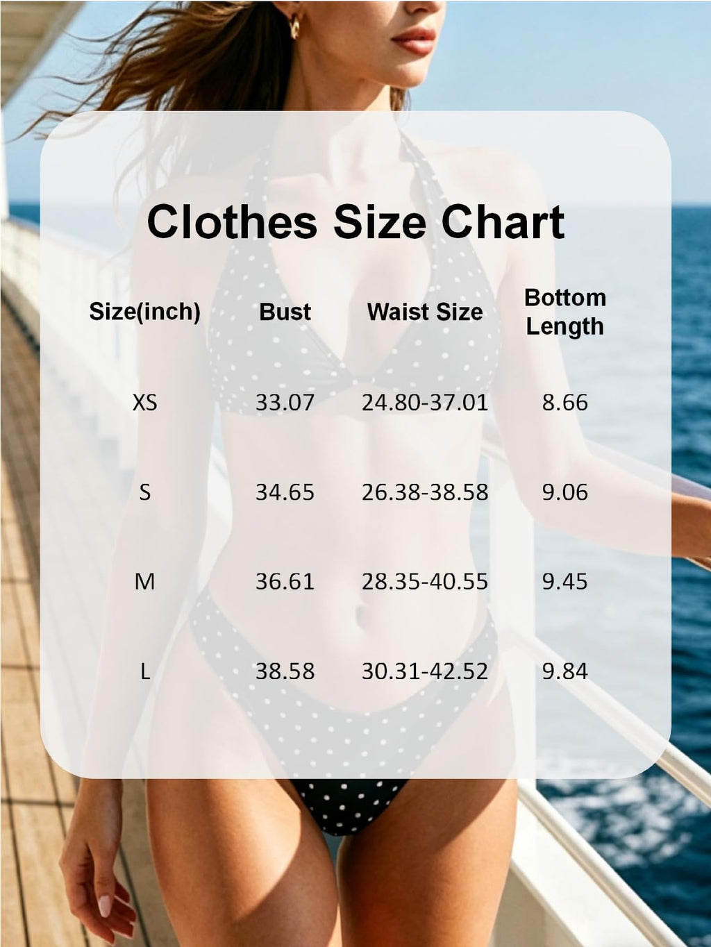 MakeMeChic Women's Polka Dots Triangle Thong Bikini Sets Floral Cute Bathing Suit Swimsuits Yellow Large