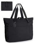 BAGSMART Tote Bag for Women, Foldable Tote Bag With Zipper Travel Large Shoulder Bag Handbag for Work