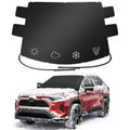 Wigoo 2026 Upgrade Car Windshield Cover for Ice and Snow, Windshield Snow Cover for Winter Snow & Frost – 600D Heavy Magnetic Anti-Hail Protector for Winter Weather, Fits Large SUVs & Trucks, X-Large