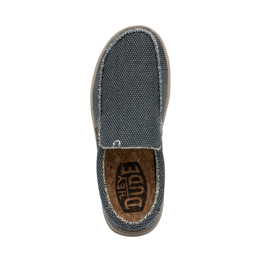 HEYDUDE Men's Mikka Braided Deep Blue Size 11| Loafers | Men's Slip On Shoes | Comfortable & Light-Weight