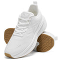 Ablanczoom Womens Walking Shoes Breathable Mesh Non-Slip Sole Lightweight Sneakers for Casual Athletic Workout White