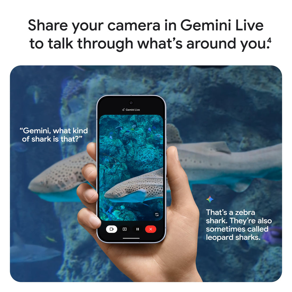 Google Pixel 10 Pro - Unlocked Android Smartphone - Gemini AI Assistant, Triple Rear Camera System, Fast-Charging 24+ Hour Battery, and 6.3" Super Actua Display - Moonstone - 128 GB (2025 Model)