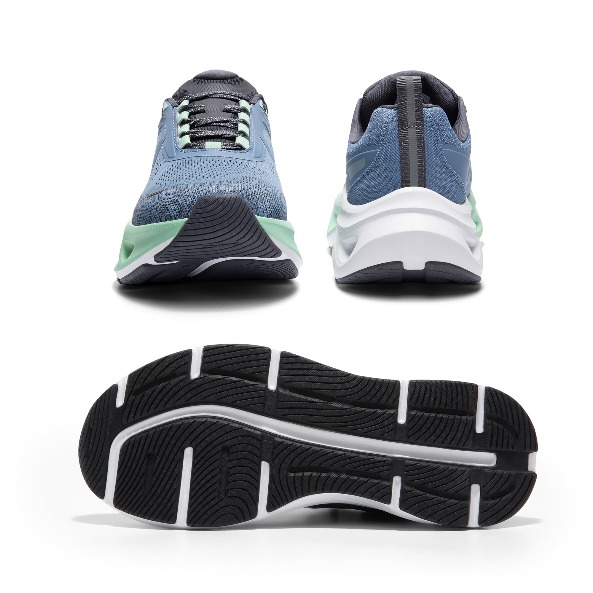 NORTIV 8 Men's Comfortable Walking Shoes MovePropel Athletic Breathable Gym Workout Tennis Jogging Cross Training Non Slip Fashion Running Sneakers,Size 10.5,Blue,SNWS247M