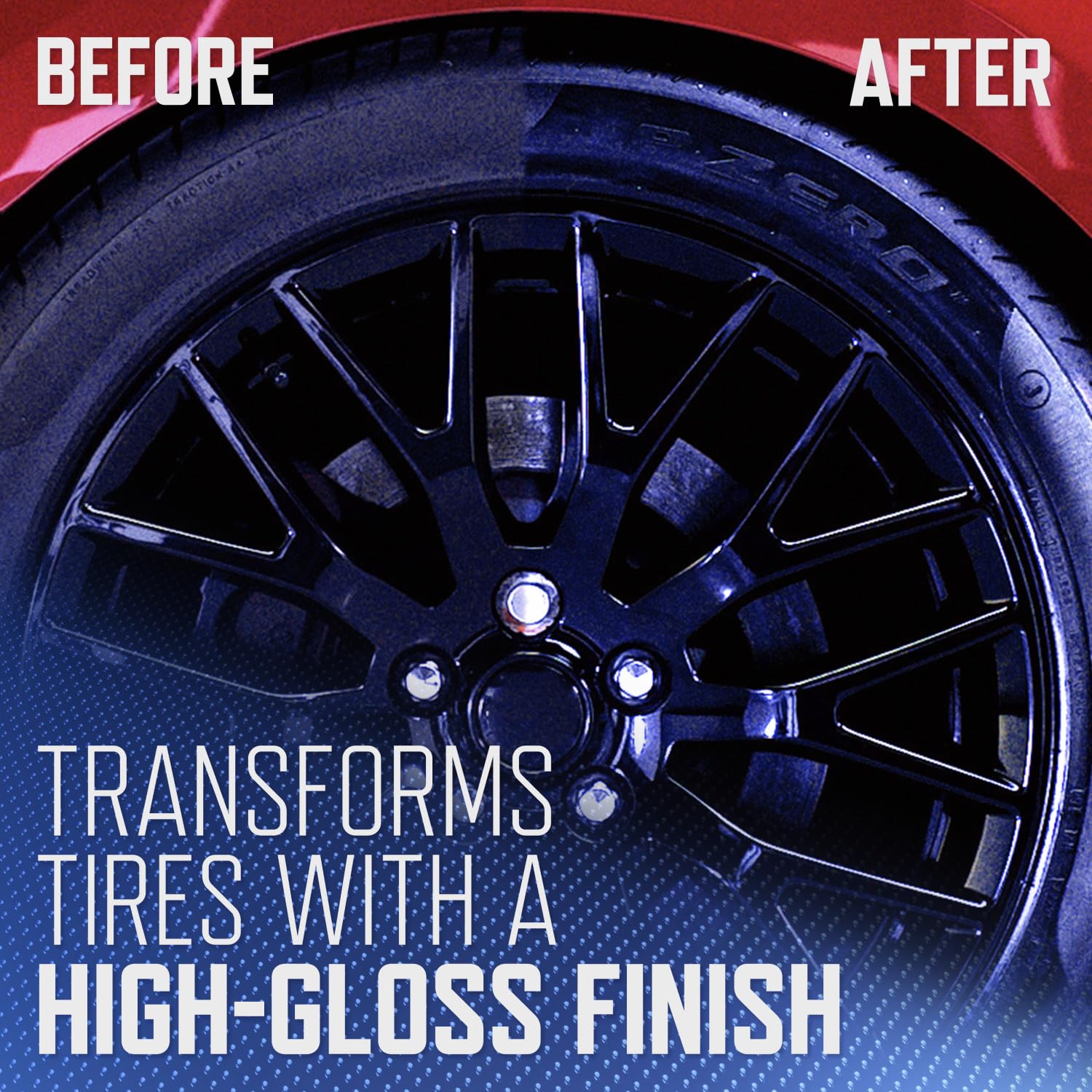 Armor All Podium Series Hybrid Ceramic High Gloss Tire Shine Spray, 16 fl oz, Long-Lasting Car Tire Shine Developed in Collaboration With Oracle Red Bull Racing