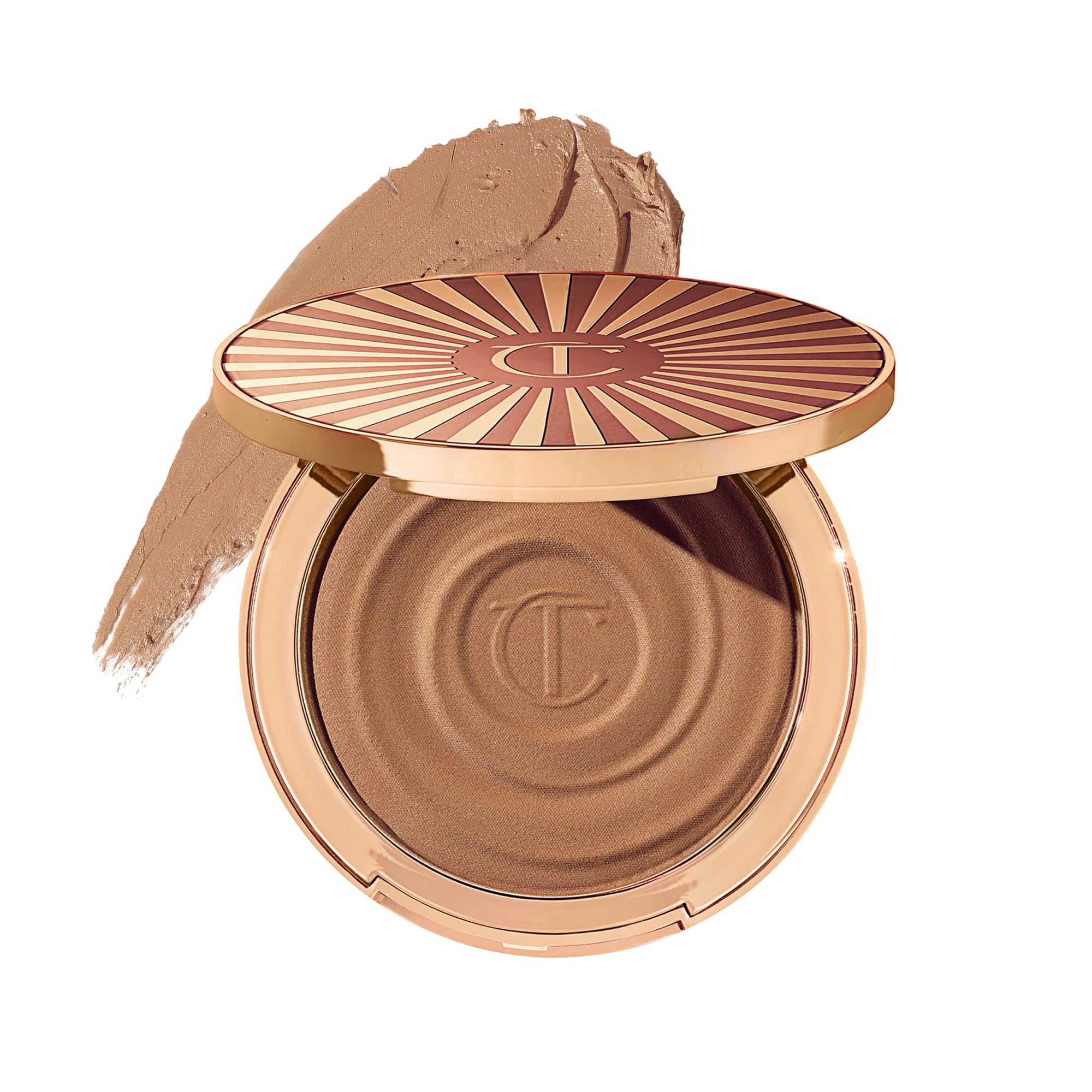 Charlotte Tilbury Beautiful Skin Face Makeup & Body Cream Bronzer - Hydrating Hyaluronic Acid & Pro Vitamin D3 to Blur for a Sun-Kissed Glow - Up to 16Hr Wear, Sweat & Humidity Proof - 1 Fair