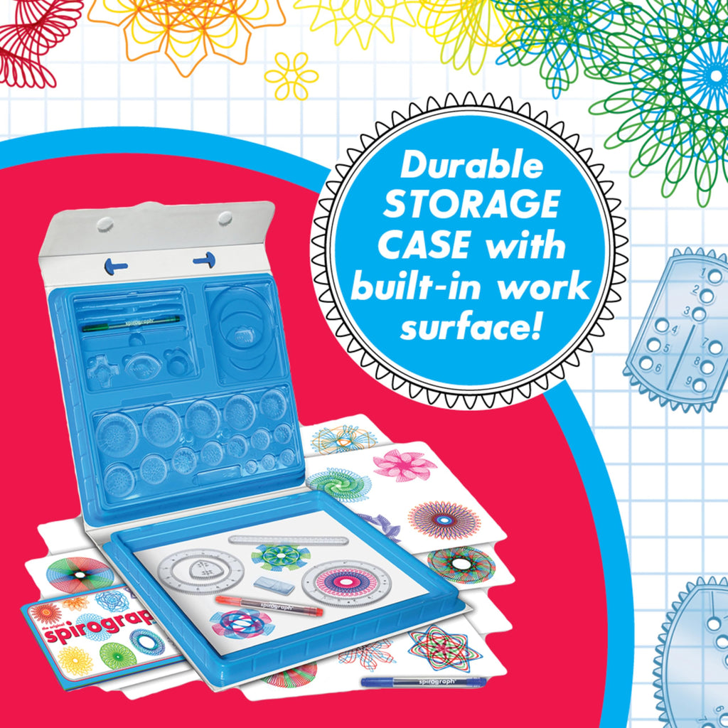 Spirograph — Deluxe Set — Spiral Art Drawing Kit — The Classic Way to Make Countless Amazing Designs — For Kids Ages 8+
