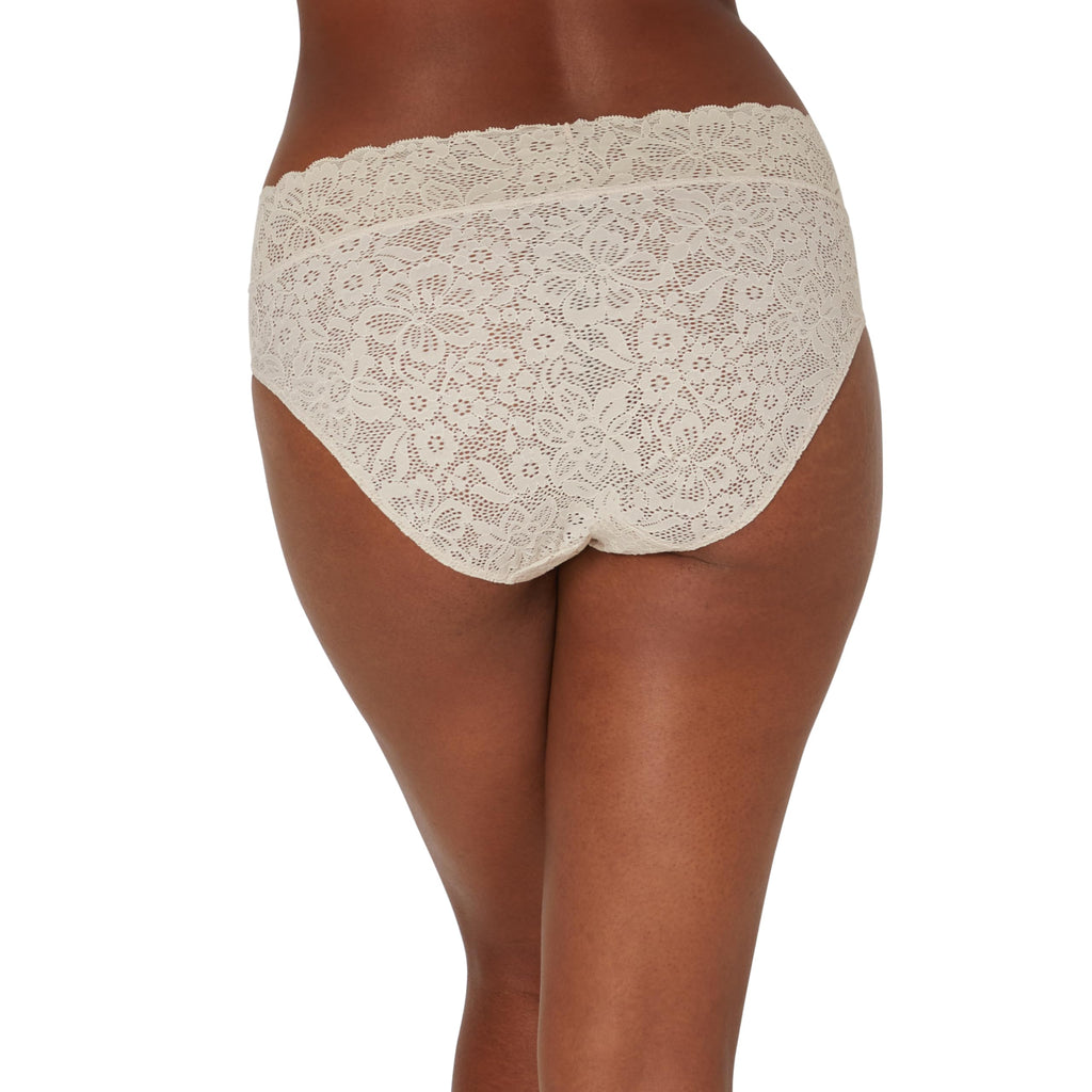 Maidenform Women's Hipster Underwear, Stretch Lace Panties for Women, 3-Pack