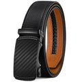 Zitahli Belt Men, Ratchet Belt Dress with 1 3/8" Premium Leather,Slide Belt with Easier Adjustable Automatic Buckle,Trim to Fit Size 30"-36"