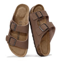 Project Cloud 100% Genuine Leather Flat Sandals Women 2026 Beach Essentials Womens Sandals Memory Foam Vacation Essentials Slides for Women Footwear (Venita, Tan, 8)