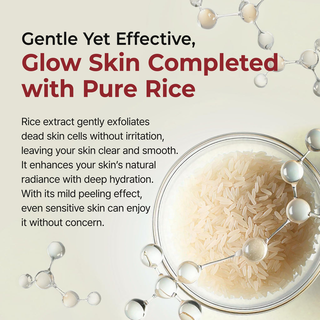 Dr.Melaxin Peel Shot Glow Rice Peeling Ampoule 80ml Daily Soft Exfoliating Face and Body Scrub Dead Skin Cells Blackhead Remover for All Skin Types korean skin care