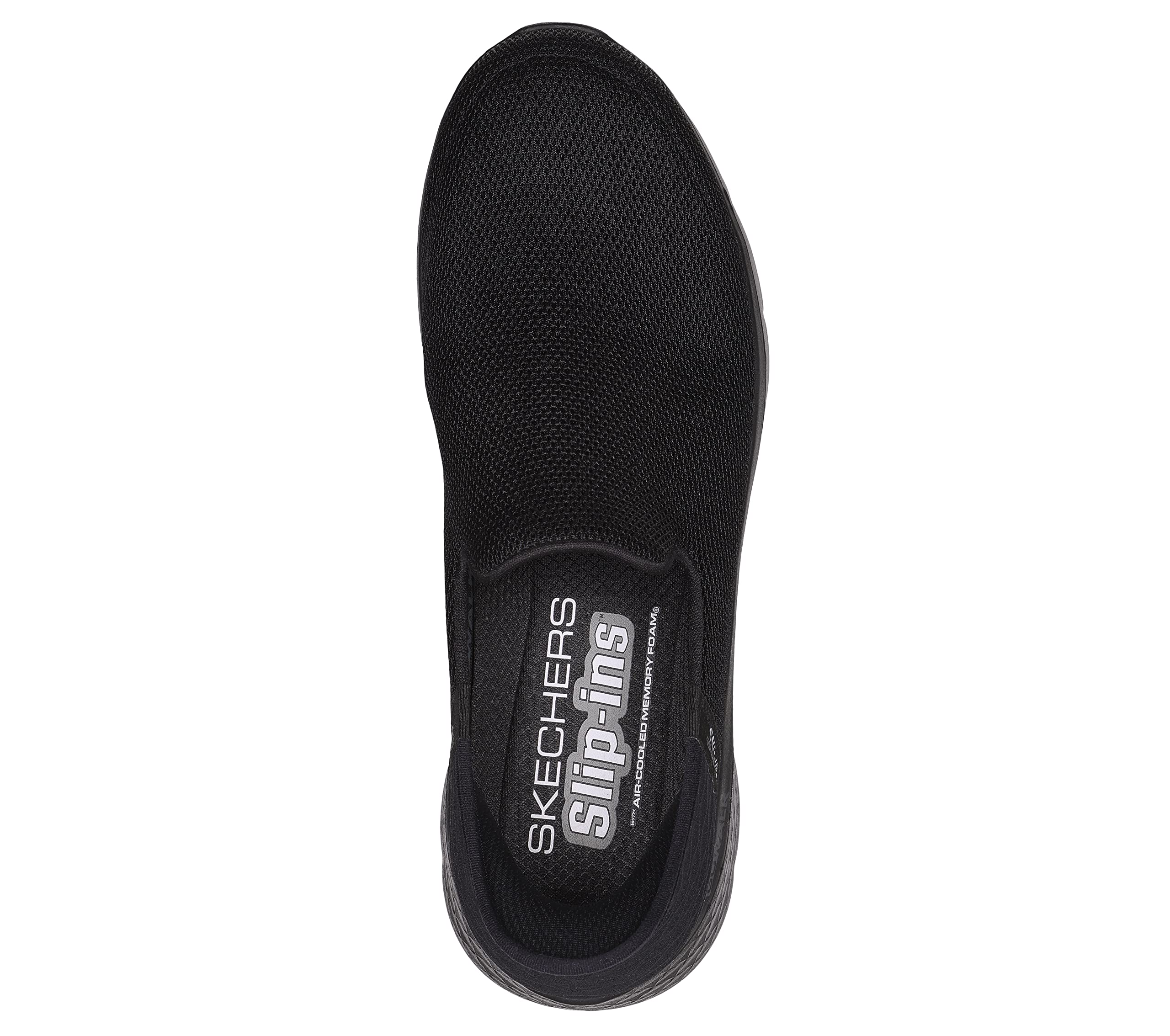 Skechers Men's Go Walk Flex No Hands Hands Free Slip-Ins Sneaker, Black, 16 X-Wide