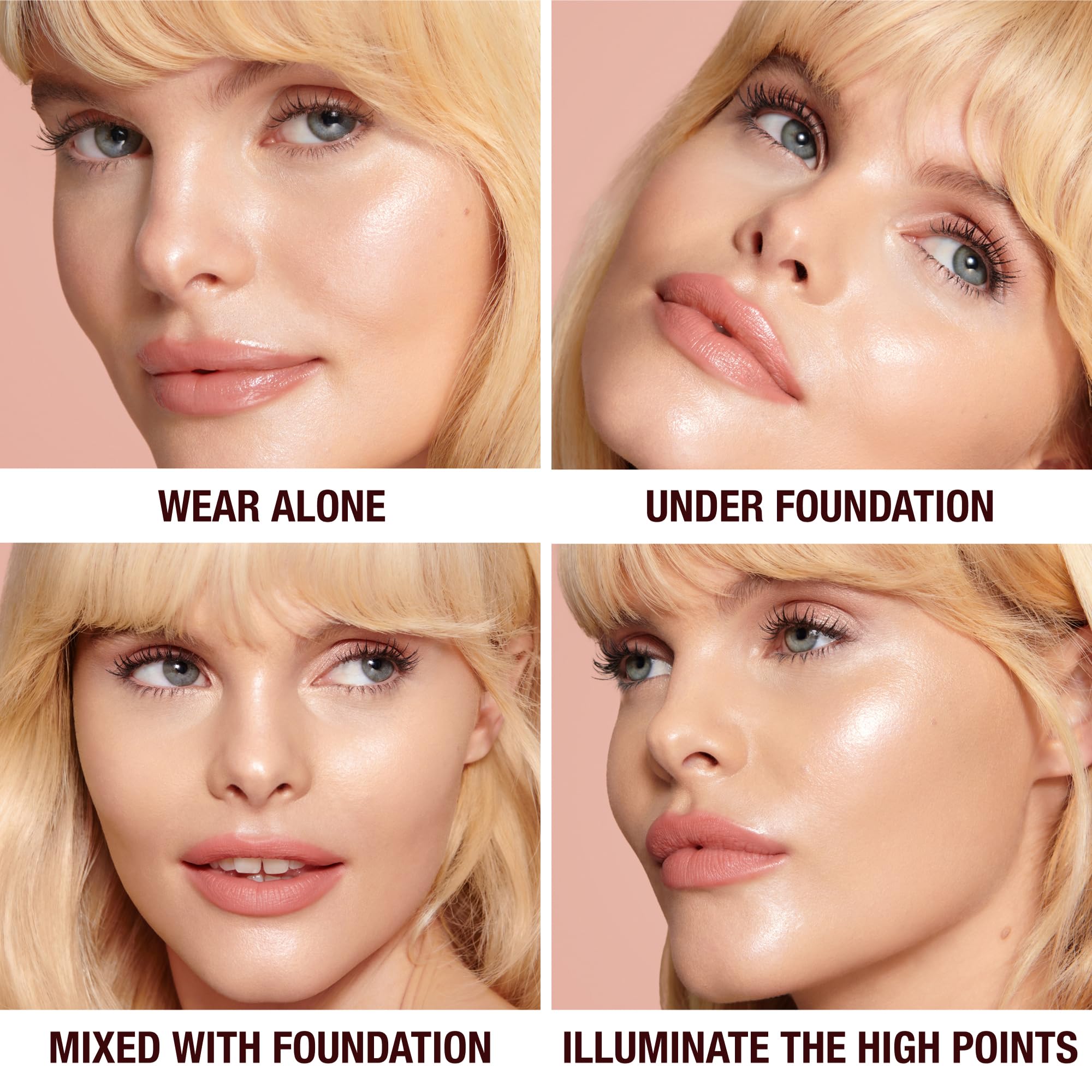 Charlotte Tilbury Hollywood Flawless Filter - Multi‑Use Makeup Primer, Complexion Booster & Illuminating Liquid Highlighter with Sheer Coverage - Smooths & Blurs Skin - 2 Fair