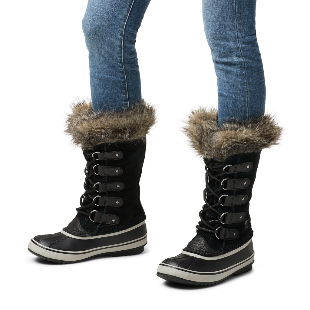 SOREL Women's Joan of Arctic Waterproof Boot - Black, Quarry - 9