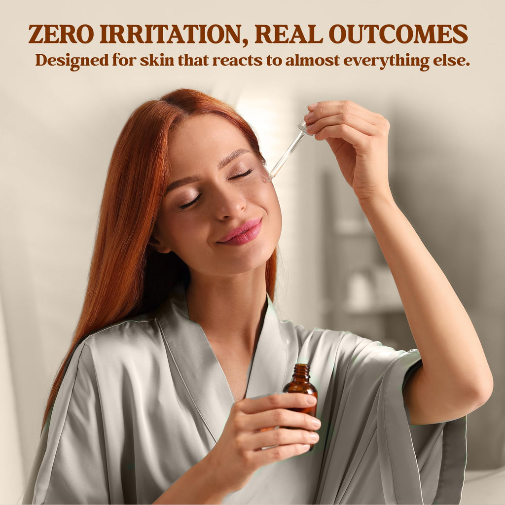 Terrafique Bakuchiol Serum - Retinol Alternative - Hydrating and Moisturizing - Can be Used on Sensitive Skin - Anti Aging - Also Contains Aloe, Witch Hazel, Centella, Spirulina - 1 Fl. Oz.