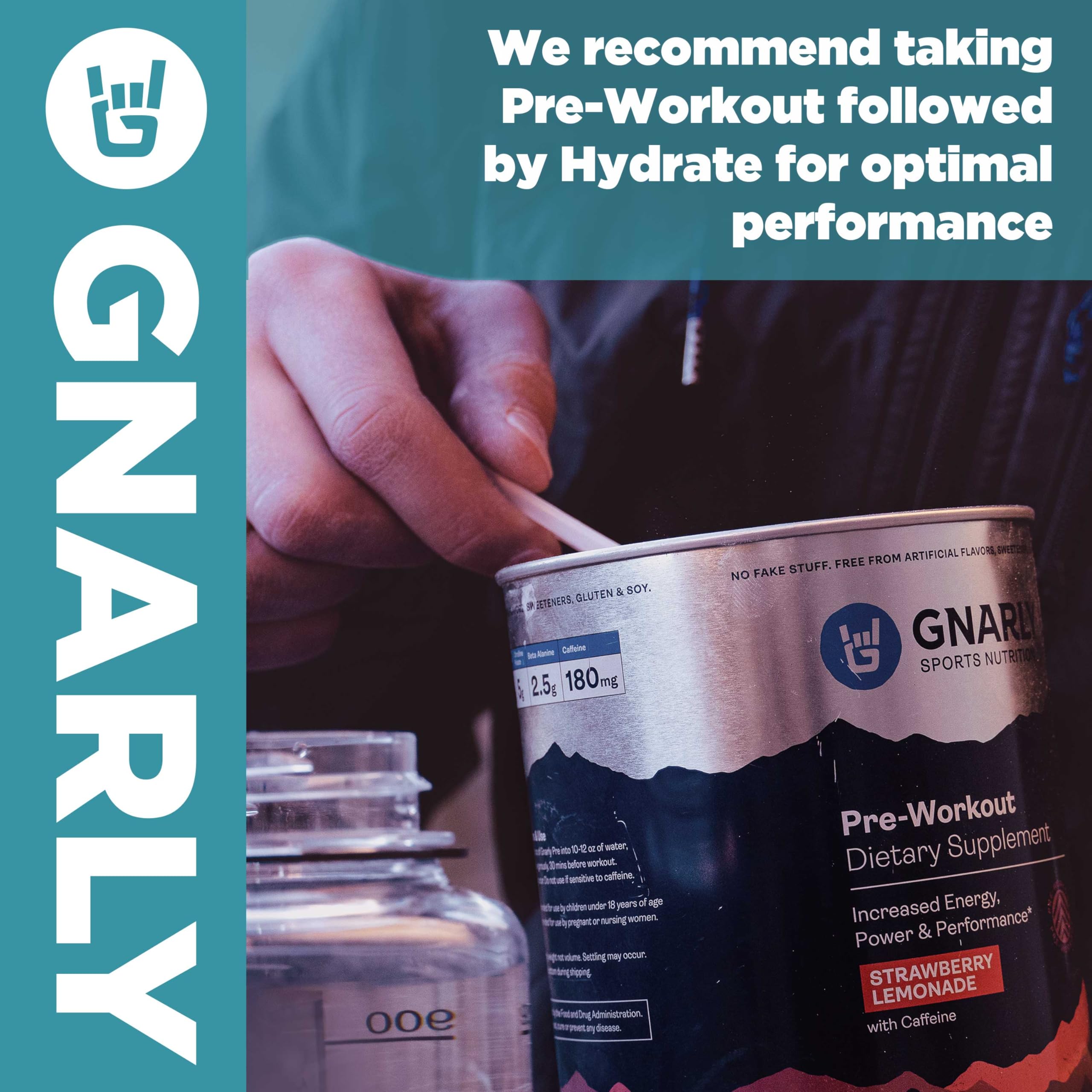 Gnarly Nutrition Hydrate Electrolyte Powder – Pina Colada Exercise Hydration Drink Mix – NSF Contents Certified – Electrolyte Solution, Performance & Recovery – Pina Colada, 14.10 oz