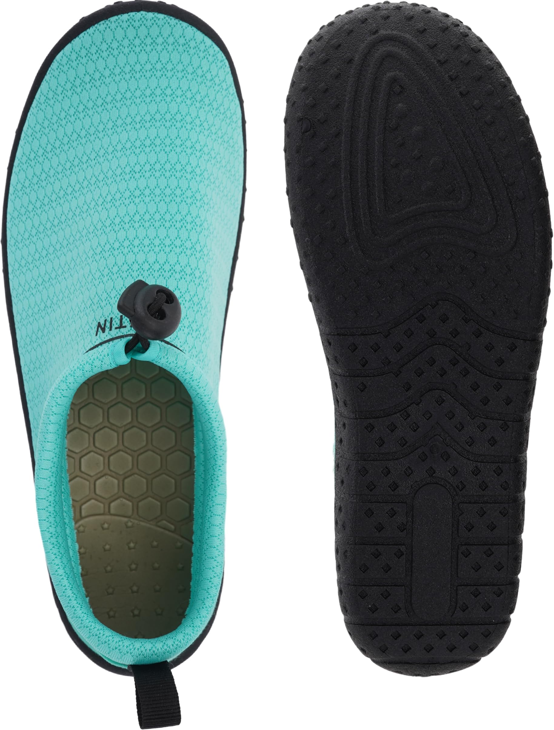 WHITIN Water Shoes for Women Quick Dry Swim Barefoot Aqua Socks Beach Minimalist Size 9 Comfort Surfing Athletic Boating Running River Sneaker Green 40