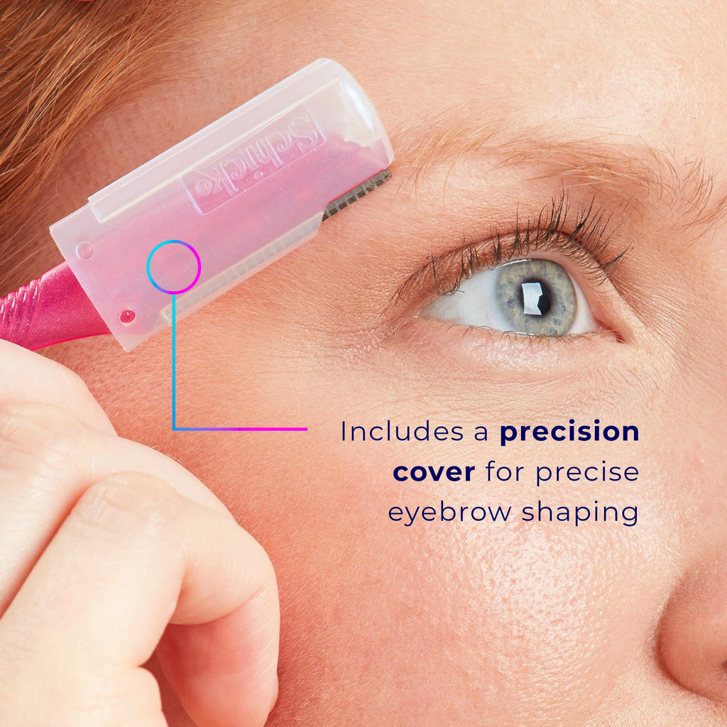 Schick Womens Silk Touch-Up Eyebrow Razor 3 Count