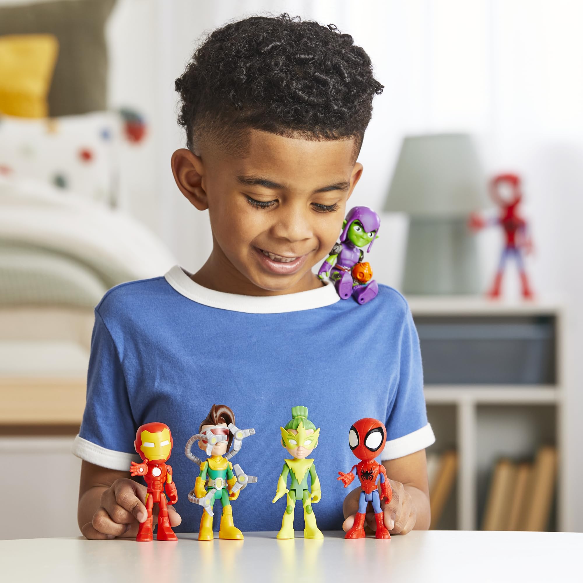 Spidey and his Amazing Friends Hasbro Marvel, Friends & Foes Pack, 5 Action Figures, 4-Inch, Preschool Super Hero Toys for Kids Ages 3 and Up (Amazon Exclusive)