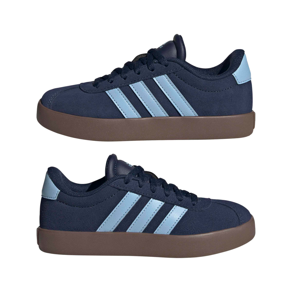 Adidas Unisex-Kids VL Court 3.0, Night Indigo/Clear Sky/Gum, 4.5