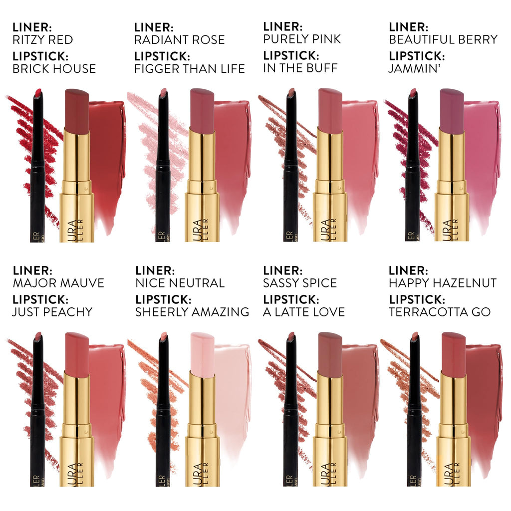 LAURA GELLER NEW YORK Jelly Balm Moisturizing Tinted Lip Balm - Figger Than Life - Hydrating Vitamin E - Semi-Shine Finish