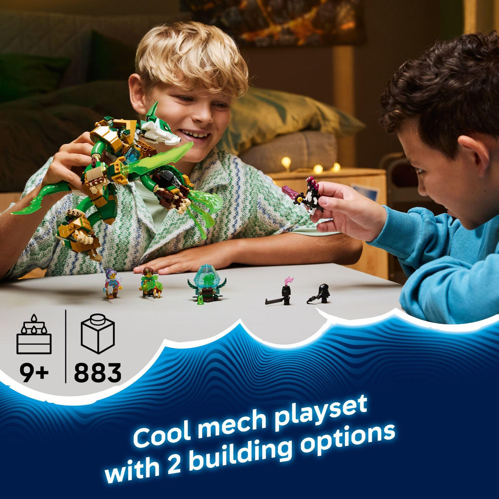 LEGO DREAMZzz Fox Guardian Mech Building Toy for Boys & Girls - Pretend Play Set for Kids, Ages 9+ - W/2 Build Options, 3 Minifigures, & 3 Creatures - Gift Idea for Birthdays - 71508