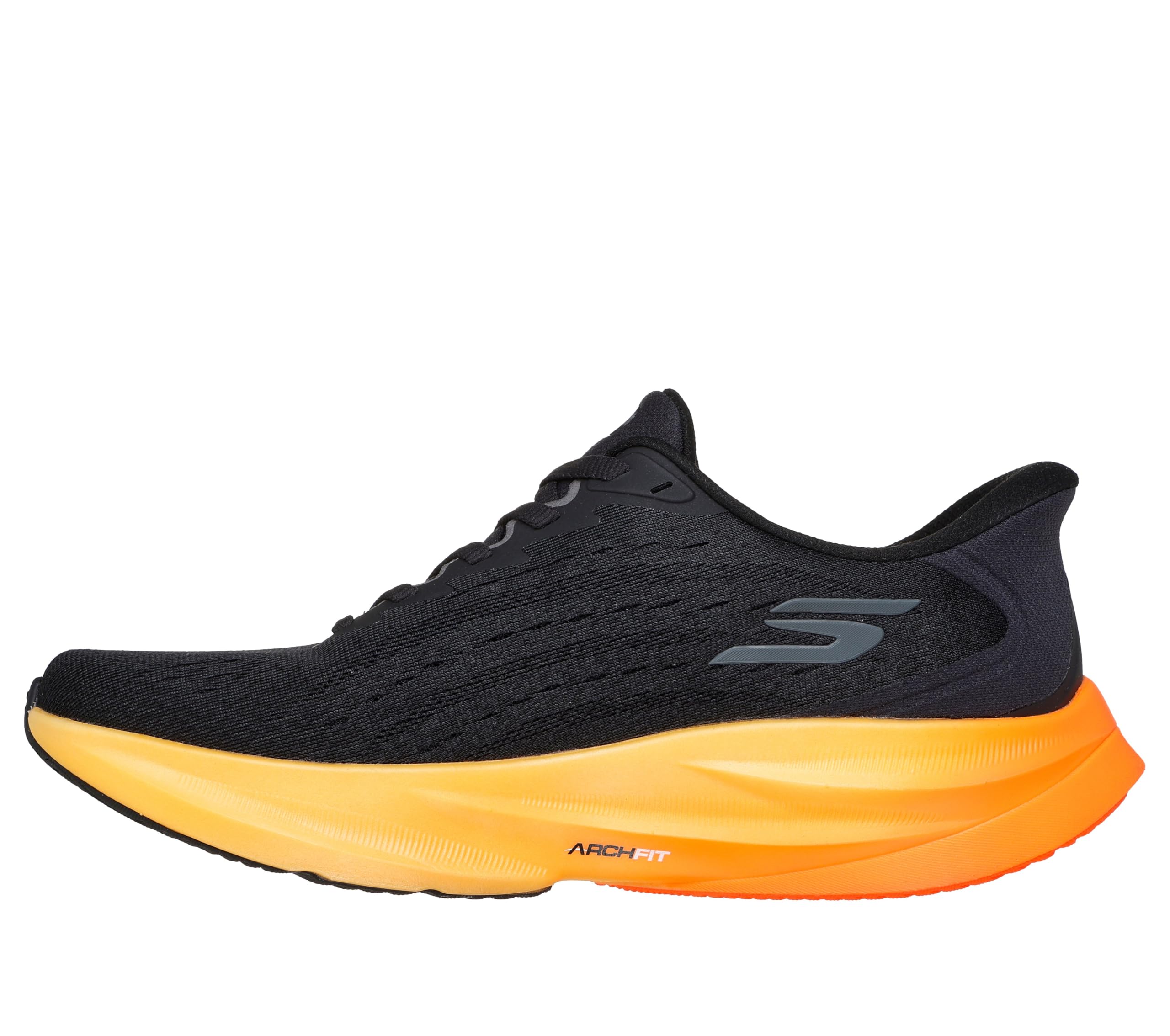Skechers Men's Aero Spark Hands Free Slip-Ins Running Shoe, Dark Charcoal, 8.5
