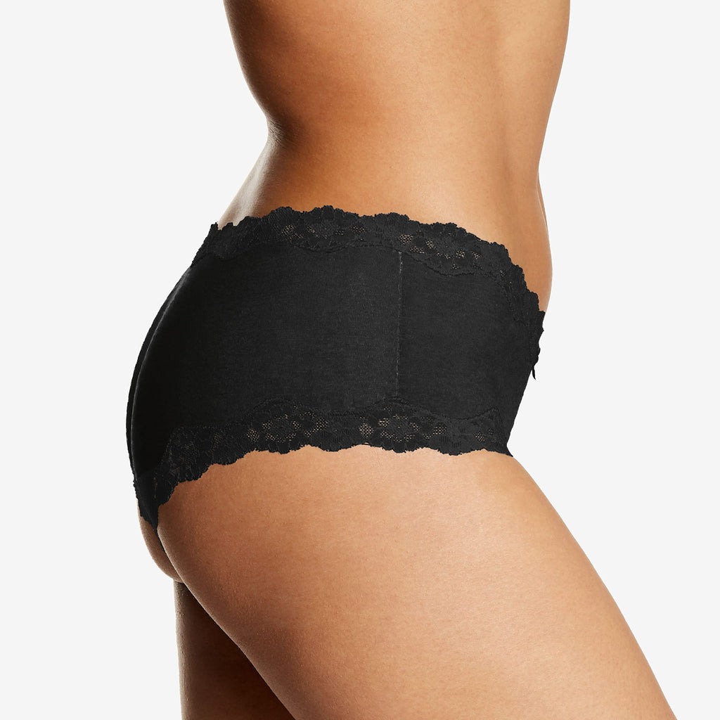Maidenform Women's Underwear Pack w/Low-Rise, 3-Pack, Cheeky Lace Underwear Women Pack, Comfortable Lace Panties for Women