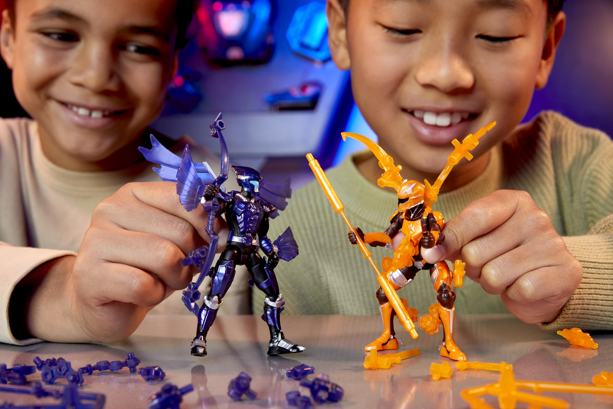 Armorsaurs Pteranodon Pilot (Joon Park) Action Figure Toy, 3.75-Inch Poseable Figure with Interchangeable Armor Pieces and Transforming Weapon, Kids, Boy, Girls, Ages 6+
