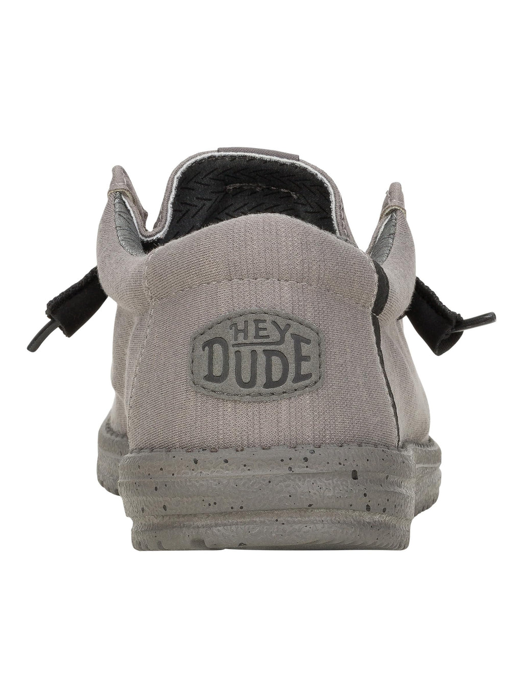 HEYDUDE Men's Wally Stretch Fleece Lava Stone Size 11, Men’s Shoes, Men's Slip-on Loafers, Comfortable & Light-Weight