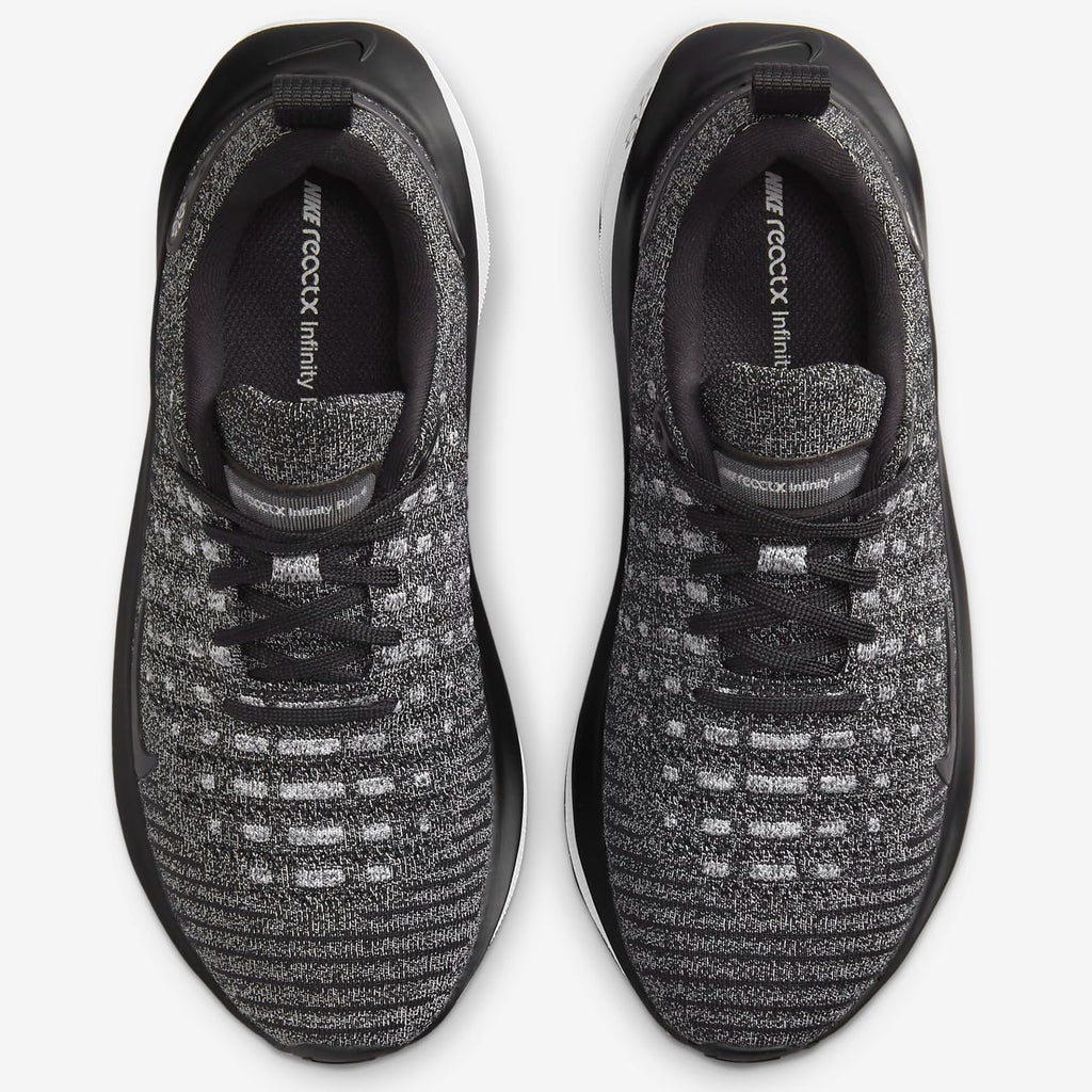 Nike InfinityRN 4 Women's Road Running Shoes (DR2670-003, Black/White/Black) Size 8