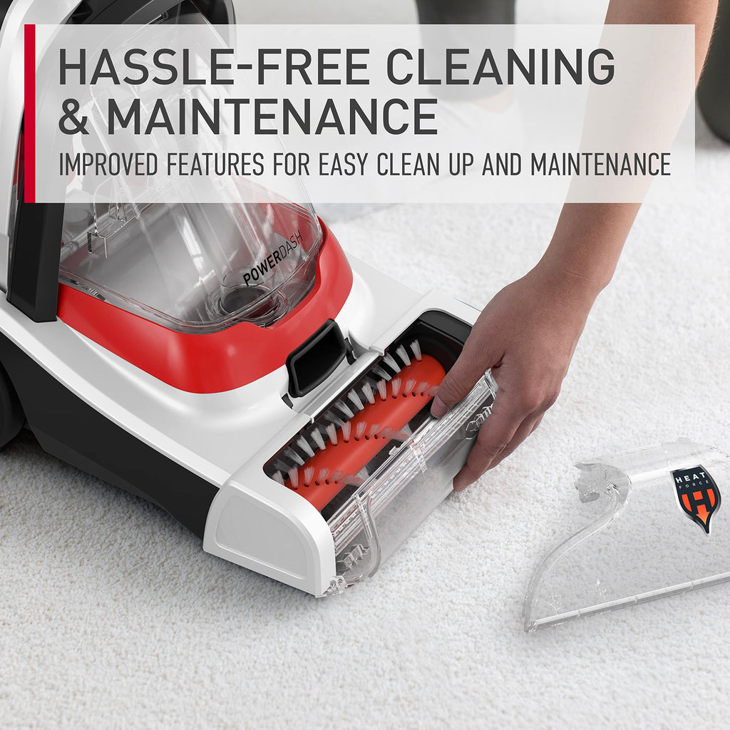 Hoover PowerDash Pet+ Compact Carpet Cleaner Machine, Lightweight Carpet Shampooer Machine, Pair with a Hoover Carpet Cleaner Solution for a Bright, Refreshed Home