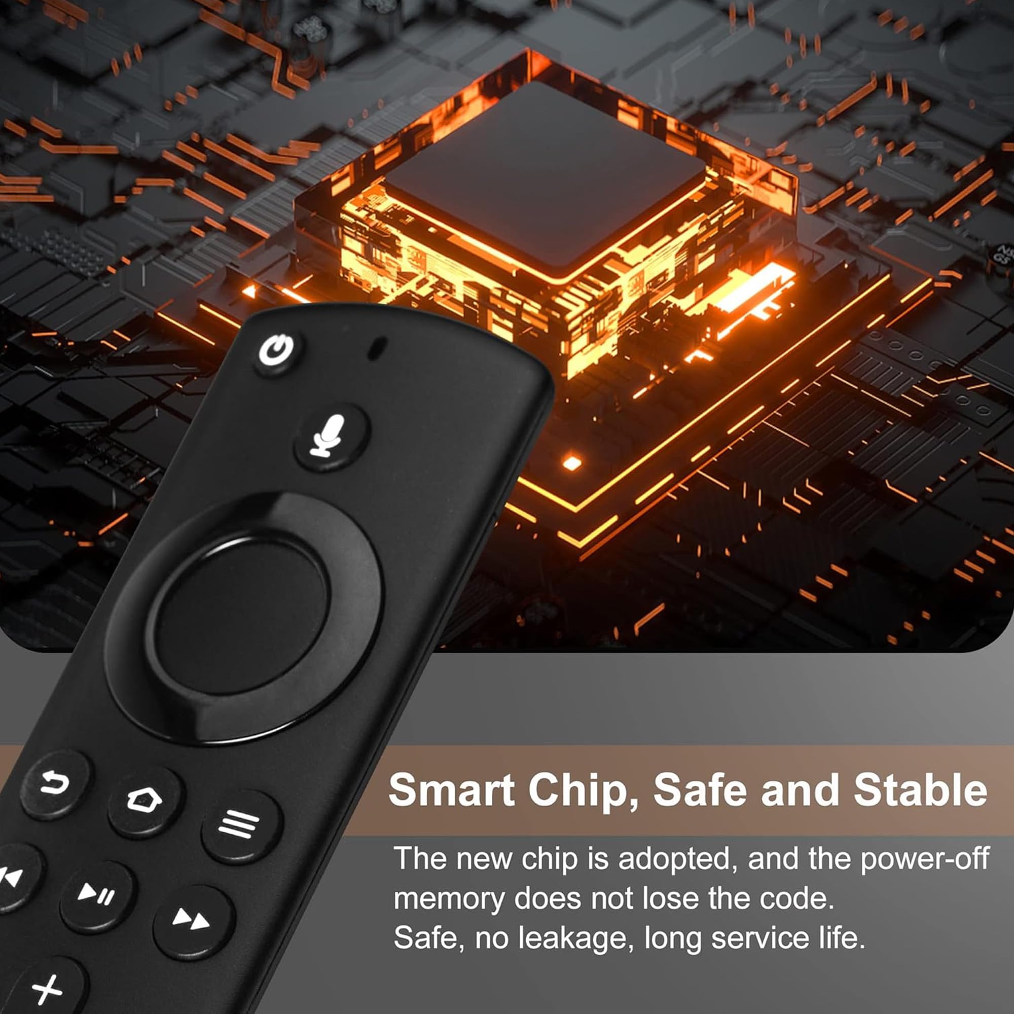 Replacement Voice Remote Control fit for Fire Smart TV Stick,TVs 4K,TV Cube(1st Ge/2nd Gen),Smart TVs(3rd Gen),Not for Samsung/Roku TV