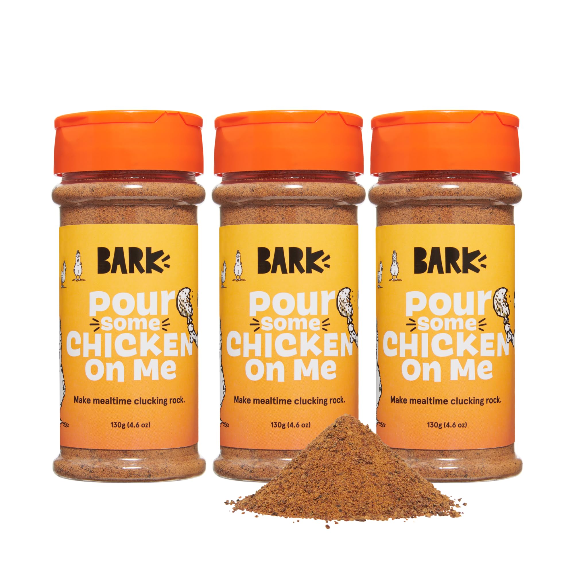 Barkbox Chicken Dog Treat Topper High Protein Limited Ingredient Meal Mixer, Rosemary Extract for Large & Small Breeds, Elevate Dog Food Dining, Shake & Pour for Dog Bowls (Pack of 3)