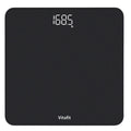 Vitafit Scale for Body Weight, High Accuracy 0.1lb by Our Professional Factory Since 2001, Digital Weight Scale LED and Step On, 3*AAA Batteries Included, 400lb/182kg, Spray Silver Black