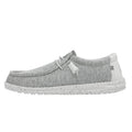HEYDUDE Men's Wally Sox | Mens Shoes | Men's Lace Up Loafers | Comfortable & Light-Weight Stone White