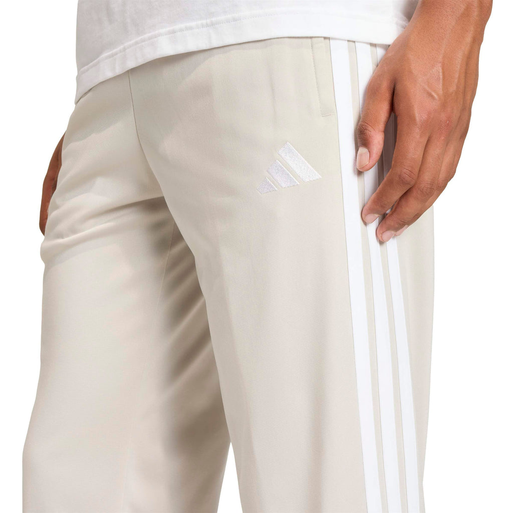 Adidas Men's 3-Stripes Tricot Opem Hem Track Pants, Wonder Alumina, Large