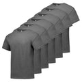 Hanes mens Essentials Short Sleeve T-shirt Value Pack (6-pack) T Shirt, Charcoal Heather, XX-Large US