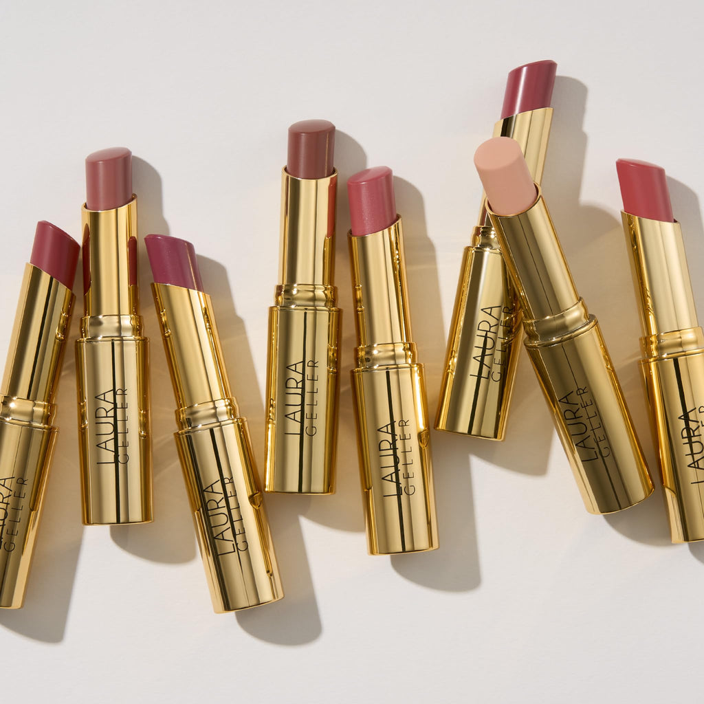 LAURA GELLER NEW YORK Jelly Balm Moisturizing Tinted Lip Balm - Brick House - Hydrating Vitamin E - Semi-Shine Finish