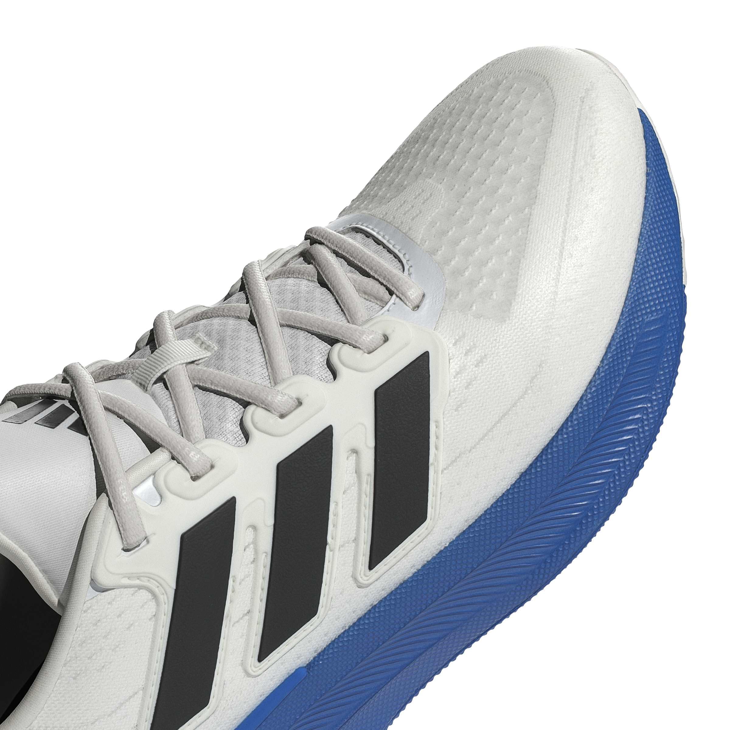 adidas Men's Ultrarun 5, Crystal White/Black/Blue, 6.5